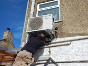 eco_installer_installing_air_to_air_panasonic_unit_ely_cambs