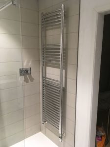 Towel rail installation Eco Installer Ely Cambs
